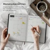 Smartpanda 2025 2026 dienoraštis - savaitinis A5 formato planuotojas, mokyklinis planuotojas - minkštas viršelis, 30 minučių intervalai - 2025 m. liepa - 2026 m. rugpjūtis - vokiečių kalba