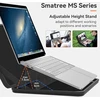 Smatree Ms98 kietas eva apsauginis dėklas su stovu, suderinamas su 16 colių lenovo legion 7i gen 10/9, legion 5i gen 9, skirtas legion slim 7i / 5i / 5 gen 9/8/7, skirtas legion 5 pro gen 7, skirtas 15,6 colių loq