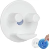 Smiley Face indų plovimo kempinės laikiklis, šveitimo kempinės laikiklis, laikiklis su siurbtuku kriauklei, virtuvinis kempinės laikiklis, laikiklis šveitikliams Daddy Mommy kriauklės organizavimui (kempinės nepridedamos)