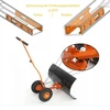 Sniego kastuvas-stumtuvas ant ratų, ergonomiškas, 75 cm
