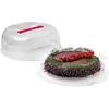 Snips Delice Winter torto transportavimo dėžė su 4 saugos užsegimais | Torto gaubto skersmuo 28 cm x aukštis 9 cm | Pagaminta Italijoje | Be Bpa ir ftalatų, raudona