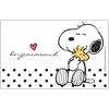 Snoopy pietų dėžutė su pertvara, 17,5x12,8x6,9 cm, juoda