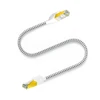 Snowkids Cat 7 Ethernet kabelis 0.5m – Nailoninis pynimas, paauksuoti Rj45 jungtys