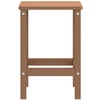 Sodo Adirondack staliukas, rudos spalvos, 38x38x46cm, HDPE