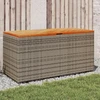 Sodo dėžė iš poliratano 110x50x45 cm pilkai rudos spalvos