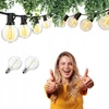 Sodo girlianda 20m su 20 Led lempučių 1w grandine + 2x E12 nemokamai