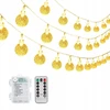 Sodo girlianda šviesos grandinė 12m 100x led atspari vandeniui patvari
