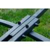 Sodo hamakas 1 asmeniui Acadia 200x120 + plieno rėmas Indela 120kg Potenza