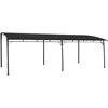 Sodo markizė nuo saulės, antracito spalvos, 6x3x2,55m