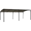 Sodo markizė nuo saulės, taupe spalvos, 6x3x2,55m