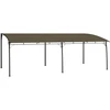 Sodo markizė nuo saulės, taupe spalvos, 6x3x2,55m