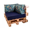 Sodo pagalvė kampinis komplektas Foam paletėms baldams terasa 80x80x15