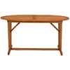 Sodo stalas, 200x100x75cm, eukalipto medienos masyvas