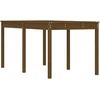 Sodo stalas, medaus rudas, 159,5x82,5x76cm, pušies masyvas