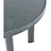 Sodo stalas, žalios spalvos, 89cm, plastikas