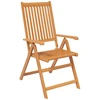 Lauko baldų komplektas Sodo valgomojo komplektas, 7 dalių, akacijos medienos masyvas, 120-170 cm
