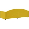 Lova Sofa, geltonos spalvos, 80x200cm, aksomas