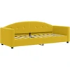 Lova Sofa, geltonos spalvos, 80x200cm, aksomas