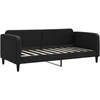 Lova Sofa, juodos spalvos, 90x190cm, audinys