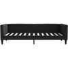 Lova Sofa, juodos spalvos, 90x200cm, audinys