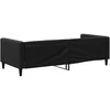 Lova Sofa, juodos spalvos, 90x200cm, audinys