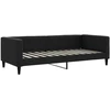 Lova Sofa, juodos spalvos, 90x200cm, audinys