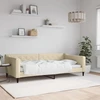 Lova Sofa, kreminės spalvos, 100x200cm, audinys