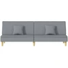 Fotelis Sofa-lova, šviesiai pilkos spalvos, audinys