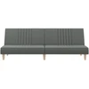 Fotelis Sofa-lova, tamsiai pilkos spalvos, audinys