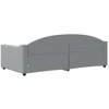 Lova Sofa, šviesiai pilkos spalvos, 90x190cm, audinys