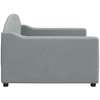 Lova Sofa, šviesiai pilkos spalvos, 90x190cm, audinys