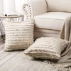 Soleebee 2 dalių medvilninių pagalvėlių užvalkalų rinkinys, retro kutais dekoratyvinis boho pagalvėlės užvalkalas, dekoratyviniai pagalvėlių užvalkalai sofai, dekoratyvinis pagalvėlių užvalkalų rinkinys kušetei, lovai, miegamajam, namams, automobilio deko