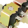 Solenoidinis vožtuvas dn20 g3/4 dc 12v normaliai uždarytas dvigubas 0,02–0,8 mpa normaliai uždarytas dvigubos galvutės vandens įleidimo solenoidinis vožtuvas, skirtas skalbimo mašinai, standartinis