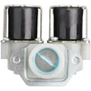 Solenoidinis vožtuvas dn20 g3/4 dc 12v normaliai uždarytas dvigubas 0,02–0,8 mpa normaliai uždarytas dvigubos galvutės vandens įleidimo solenoidinis vožtuvas, skirtas skalbimo mašinai, standartinis