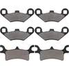 Sollon priekinės ir galinės stabdžių kaladėlės polaris sportsman 500 600 700 800 450 400 magnum 330 325 scrambler 500 400 trail blazer 250 330 trail boss 330 xpedition 325
