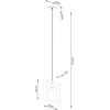 Sollux lighting - aries pakabinamas šviestuvas - pakabinamas šviestuvas - stilingas pakabinamas šviestuvas - ilgaamžis - patrauklus dizainas - e27, 1x max 15w led, ~230v, 50hz - wenge