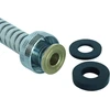Somatherm 4140-8 Breeze lankstus nerūdijančio plieno mono-jet F22/m24, 8 l/min, Lg 15 cm, pilkas