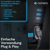 Sonero® 8k Displayport 1.4 kabelis, hibridinis šviesolaidinis kabelis, rezoliucija iki 8k 60 Hz (7680 x 4320) / 4k 120hz (3840 × 2160), Hdr ir Dsc palaikymas, antracito spalvos, 20 metrų