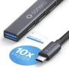 Sonero Usb-c šakotuvas, 4 prievadai, 1x Usb 3.2, 3x Usb 2.0, 0.5m