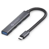 Sonero Usb-c šakotuvas, 4 prievadai, 1x Usb 3.2, 3x Usb 2.0, 0.5m