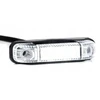 Šoninė gabaritinė lemputė Fristom Ft-13 Ft-013 B balta Led Bus Priekaba Tir Sunkvežimis