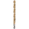 Sourcing map 1/4 colio šešiakampio koto grąžtas 7.2 mm titano grąžtų rinkinys m35 greitapjovis plieno sukamasis grąžtas 107 mm ilgio visiškai įžemintas skirtas medžiui nerūdijančiam plienui metalui plastikui