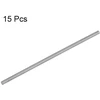 Sourcing map 15vnt. apvalių strypų 3.1mm x 100mm greitapjovio plieno (hss) tekinimo staklių strypai "pasidaryk pats" rankinis įrankis tekinimui, frezavimui, gręžimui ir sriegimui