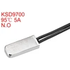 Sourcing map 2 vnt. ksd9700 termostatas 40°c n.o 5a metalinis bimetalinis temperatūros valdymo jungiklis