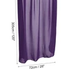 Sourcing map 3 m šifono stalo takelis 28 x 120 cm kaimiškas marlės staltiesė permatomas vestuvių stalo takelis vestuvių nuotakos vakarėlio stalo dekoravimui tamsiai violetinė