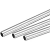 Sourcing map 3 vnt. nerūdijančio plieno vamzdis, 8 mm x 0,8 mm x 300 mm, apvalus vamzdis, nerūdijantis plienas V2a nerūdijančio plieno apvalus vamzdis, Wst 1.4301 tarpinės įvorės, 304 vamzdis, apvalus profilis turėklams, laiptams