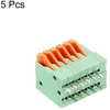 Sourcing map 5 vnt. Pcb spyruoklinė gnybtų bloko jungtis Kf141v 150v 2a 2.54mm 6 pozicijų grandinėms, elektronikai, kompiuteriams