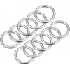 Sourcing map apvalūs žiedai suvirinti o-žiedai 316 nerūdijantis plienas 25 mm (0,98 colio) id 4 mm storio, 10 vnt.