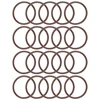 Sourcing map fluoroelastomerinės gumos o-žiedų rinkinys, 20 vnt., 26 mm išorinis skersmuo, 22 mm vidinis skersmuo, 2 mm plotis, metrinis fkm sandariklis