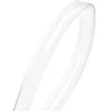Sourcing map pvc skaidri vinilo žarna, plastikinė vamzdžio oro vandens žarna su spaustukais 25 mm (1 colis) id 30 mm (1 3/16 colio) ad 1 m